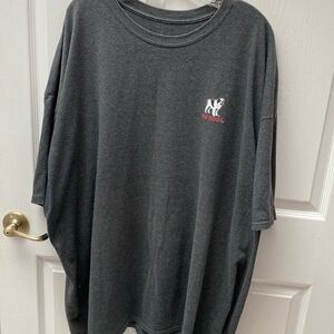 F mens Big Dog gray short sleeve t-shirt size 4XL